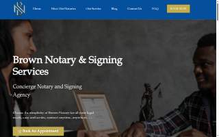 Brown Notary and Signing Services LLC website