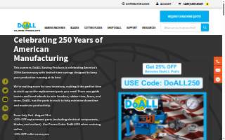 DoALL Sawing Products website