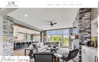 G|W Interiors & Design of Savage website