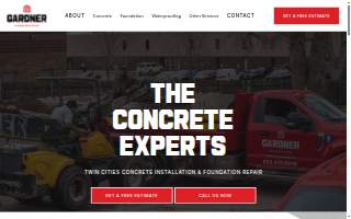 Gardner Construction, Inc. of Savage website