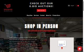 Savage Surplus website