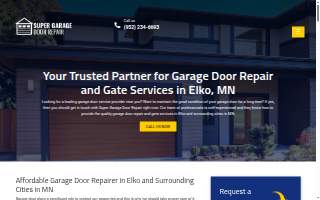 Superior Garage Door Repair website