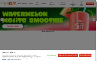Tropical Smoothie Cafe of Savage website