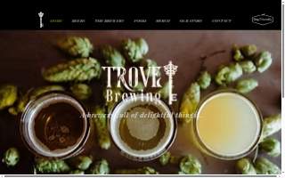 Trove Brewing website