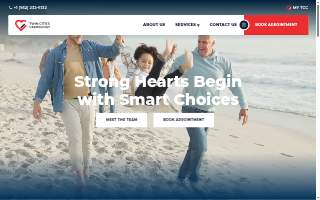 Twin Cities Cardiology of Savage website
