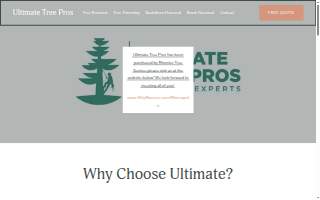 Ultimate Tree Pros website