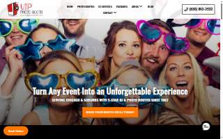 VIP Photo Booths website