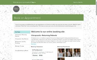 Bridge Chiropractic & Wellness website