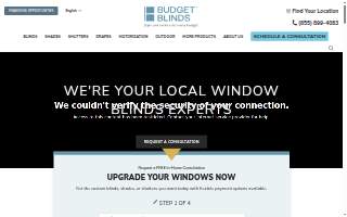 Budget Blinds of the Southern Twin Cities website