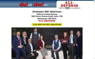 Halberg Criminal Defense website