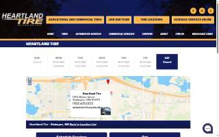 Heartland Tire Shakopee Commercial website