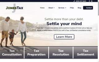 Jones Tax Help website