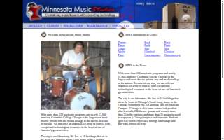 Minnesota Music Studios website