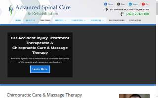 Advanced Spinal Care & Rehab website
