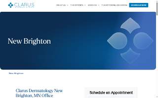 Clarus Dermatology - New Brighton of Shoreview website