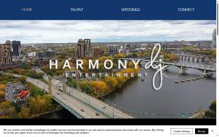 Harmony DJ Entertainment of Shoreview website
