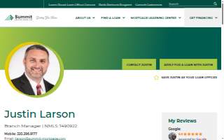 Justin Larson, Mortgage Lender - Home Loans NMLS #1490922 of Lino Lakes website