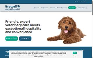 Livewell Animal Urgent Care of Shoreview website