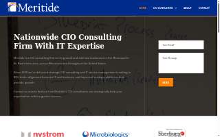 Meritide Inc. website
