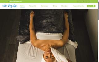 Vita Day Spa website