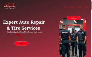 All Things Auto & Tires website
