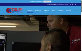 Collins Electrical Construction Co website