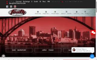 Footh Auto Sales & Service website