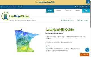 LawHelpMN.org website
