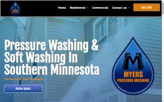 Myers Pressure Washing website