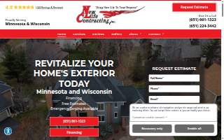 New Life Contracting, Inc. of South St. Paul website