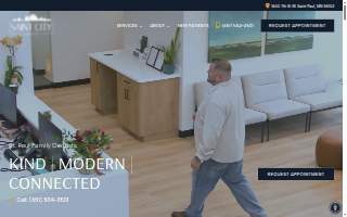 Saint City Dental website