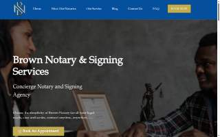 Brown Notary and Signing Services LLC website