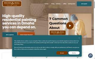 Brush & Roll Painting & Deck Refinishing website