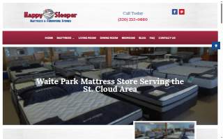 Happy Sleeper Mattress & Furniture Store website