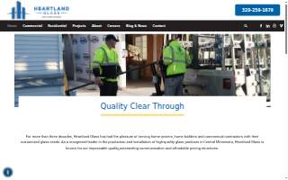 Heartland Glass Co, Inc website