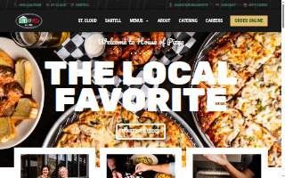 House of Pizza website