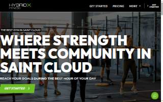 HybridX Fitness website