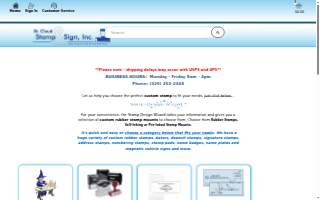 St. Cloud Stamp & Sign, Inc. website
