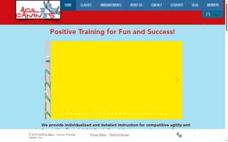 Agile Canines Training School of St. Louis Park website