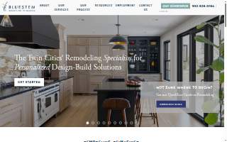 Bluestem Remodeling website