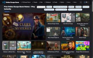 Escape Room NWI website