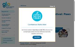 Groves Learning Organization website