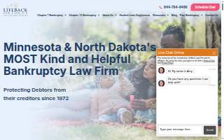 LifeBack Law Firm, P.A. of St. Louis Park website