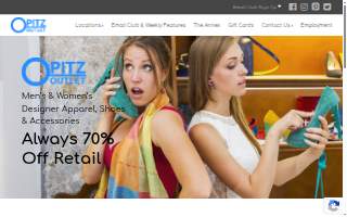 Opitz Outlet website