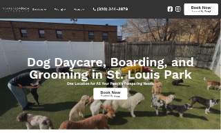 Pampered Pooch Playground website