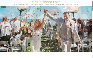 Vick Photography website