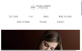 Crystal Hedberg Photography LLC website