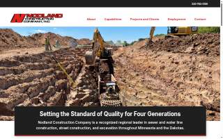 Nodland Construction website
