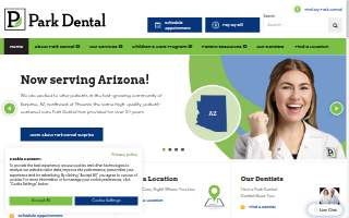 Park Dental Albertville-St. Michael website