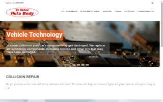 St Michael Auto Body website